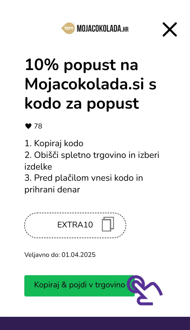 kupon drugi korak
