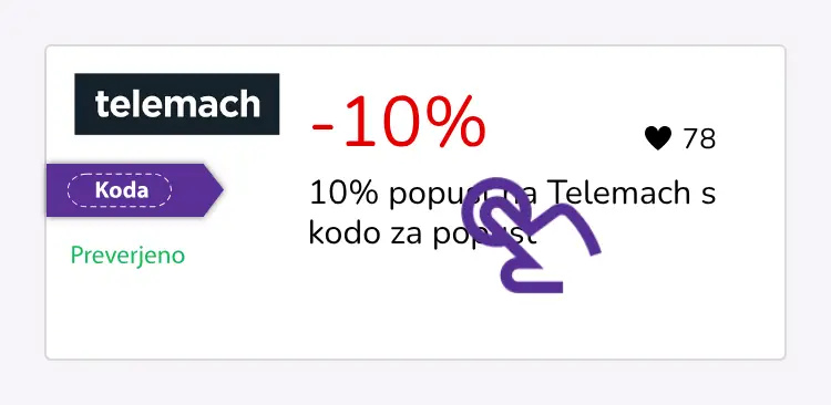 kupon prvi korak